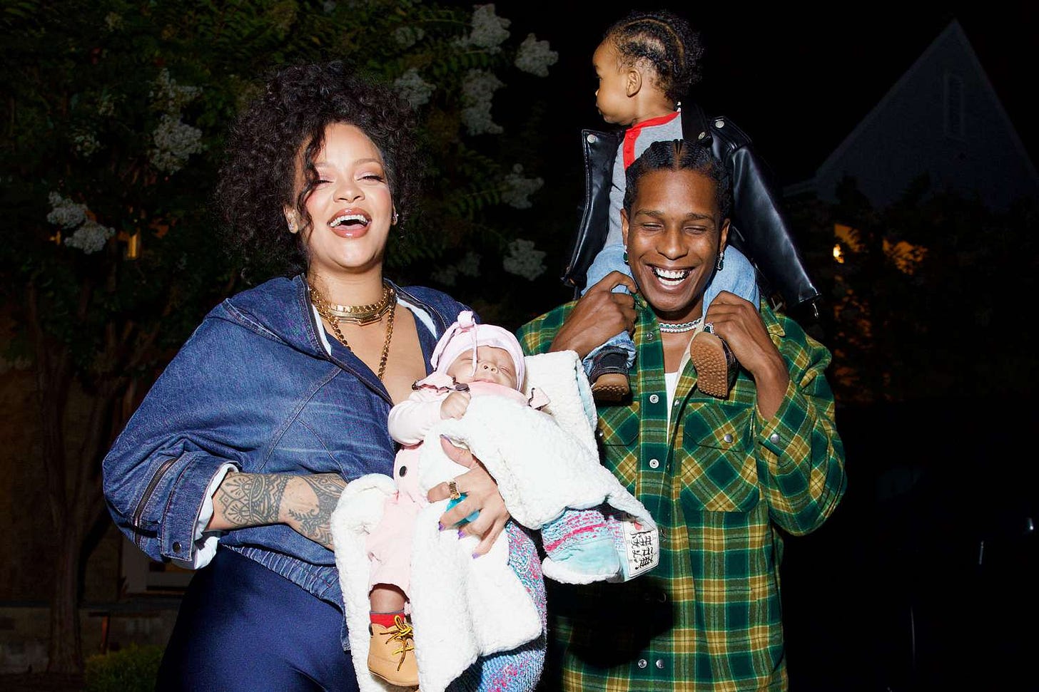 Why Rihanna's Baby Son Riot Rose Is Wearing Pink in First Photos Why Rihanna's Baby Son Riot Rose Is Wearing Pink in First Photos