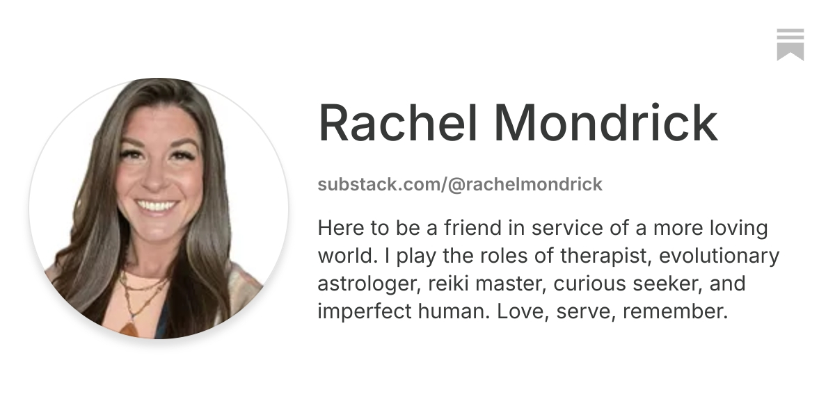 Rachel Mondrick | Substack
