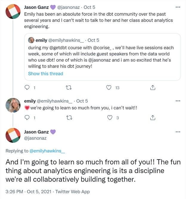 Wholesome Twitter banter
