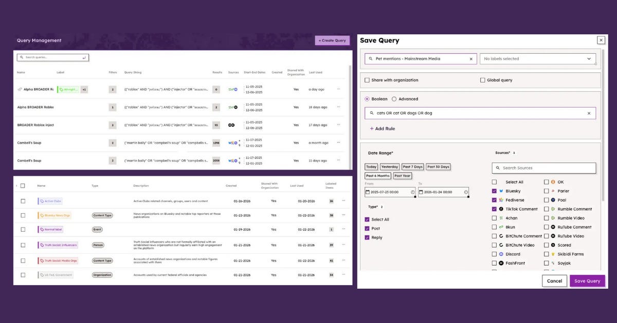 Product Release: Saved Queries, Labels, and Timeline