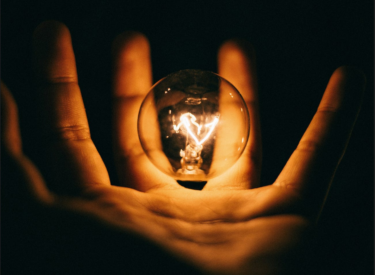 Photo by <a href="https://unsplash.com/@rohanmakhecha?utm_source=unsplash&utm_medium=referral&utm_content=creditCopyText">Rohan Makhecha</a> on <a href="https://unsplash.com/photos/clear-glass-bulb-on-human-palm-jw3GOzxiSkw?utm_source=unsplash&utm_medium=referral&utm_content=creditCopyText">Unsplash</a>