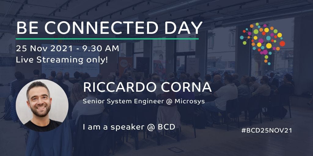 Locandina Be Connected Day Locandina Be Connected Day