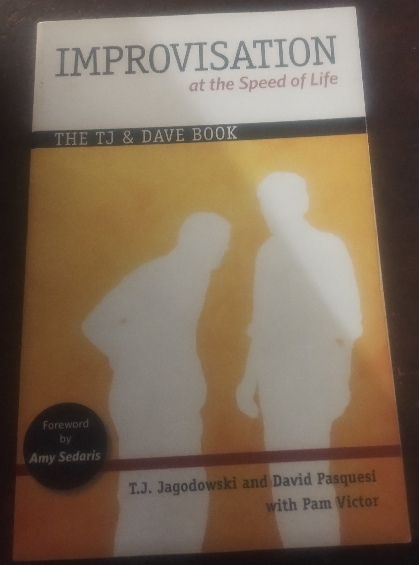 Improvisation at the Speed of Life, by Pamela Victor with T.J. Jagodowski and David Pasquesi