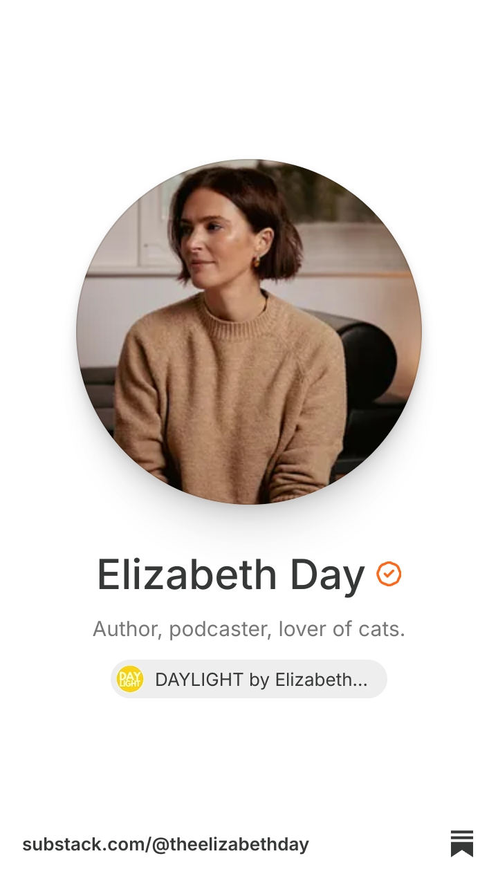 Elizabeth Day | Substack