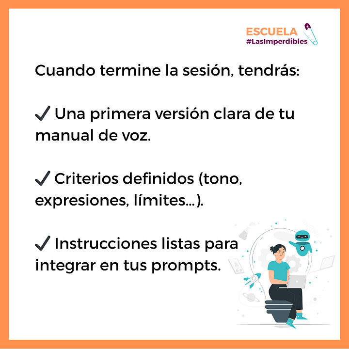 Curso voz de marca con IA en #LasImperdibles