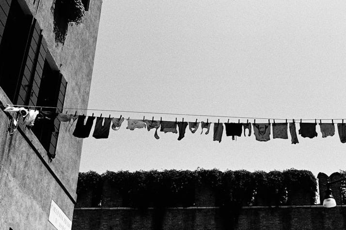 grayscale photo of concrete building