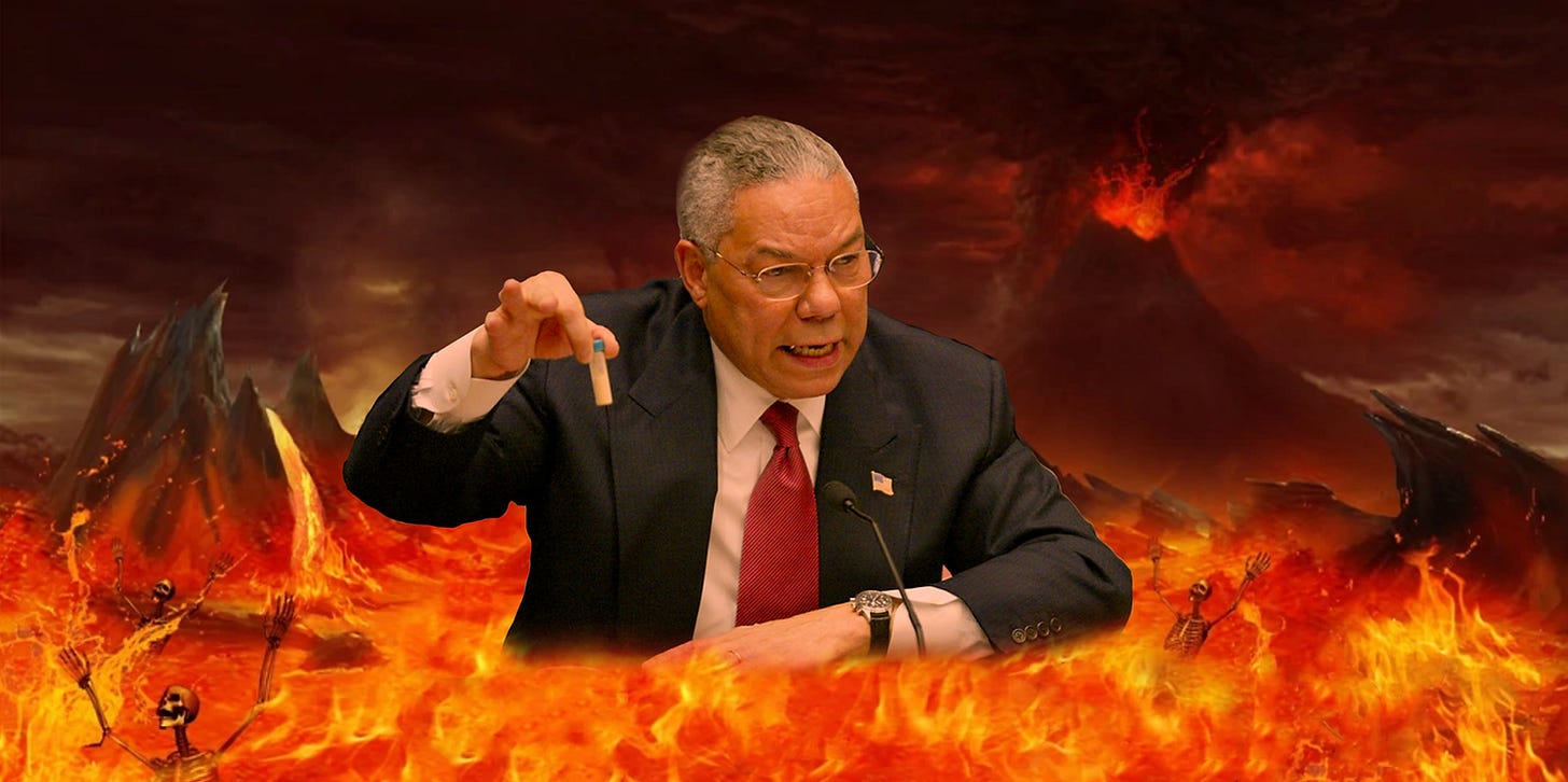 colin powell hell