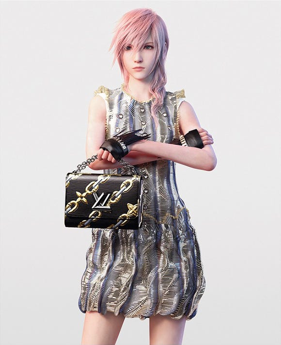 Friendly reminder that Lightning is an official Louis Vuitton model and  people still try to deny she's best girl. : r/FinalFantasy