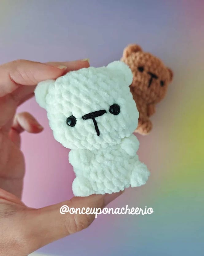 No-Sew Amigurumi Bear FREE Crochet Pattern