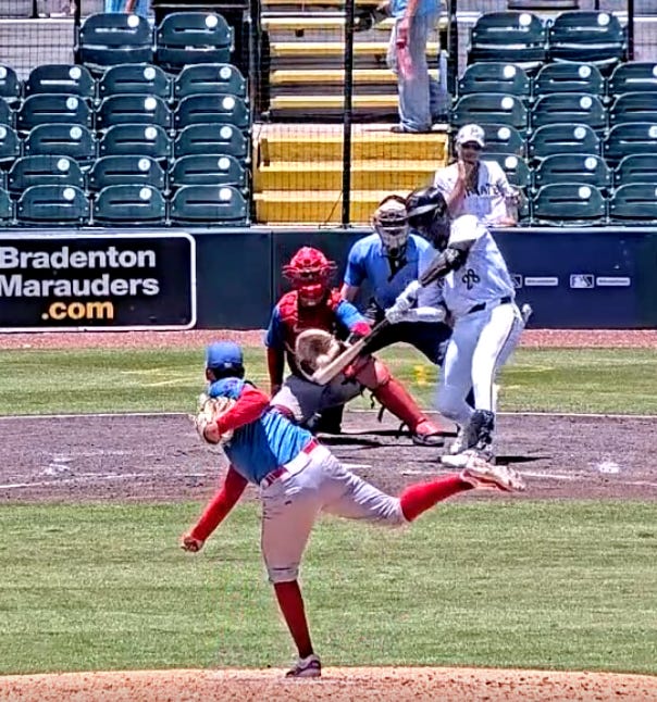 Sterling Dominates for Six Scoreless Innings, Marauders Knockout Threshers 4-1