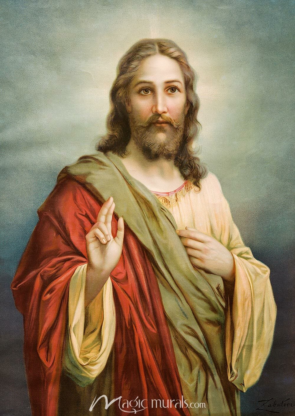 Classic Jesus Christ Wallpaper Mural by Magic Murals