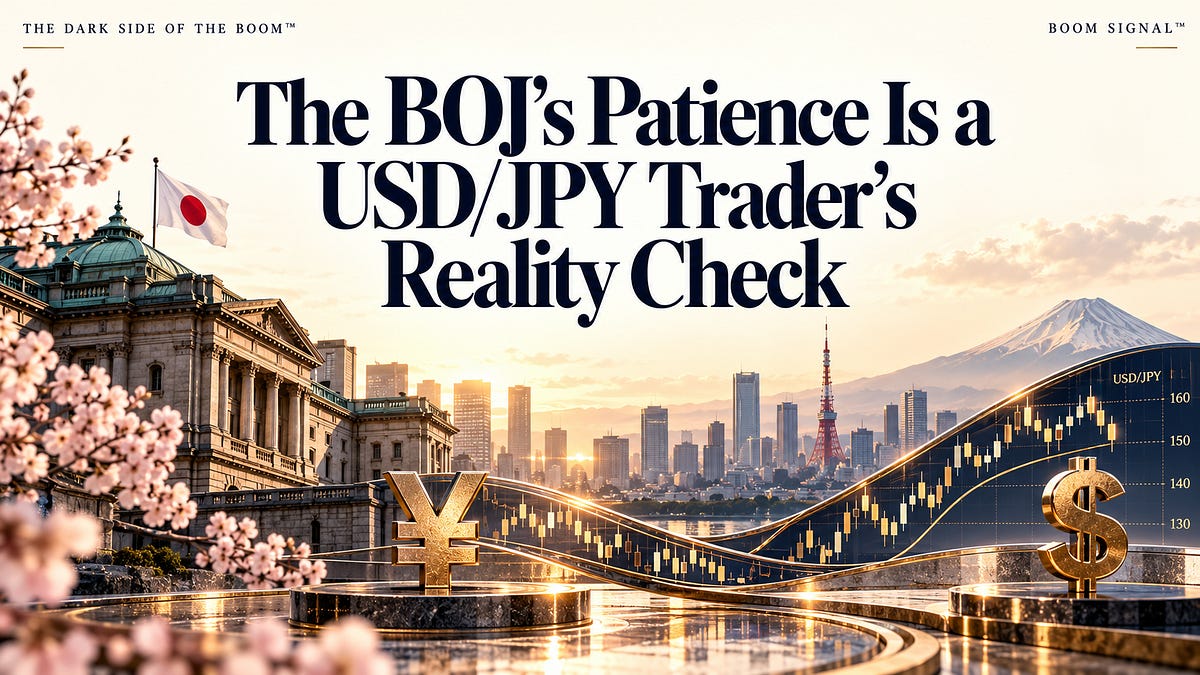 The BOJ's Patience Is a USD/JPY Trader's Reality Check