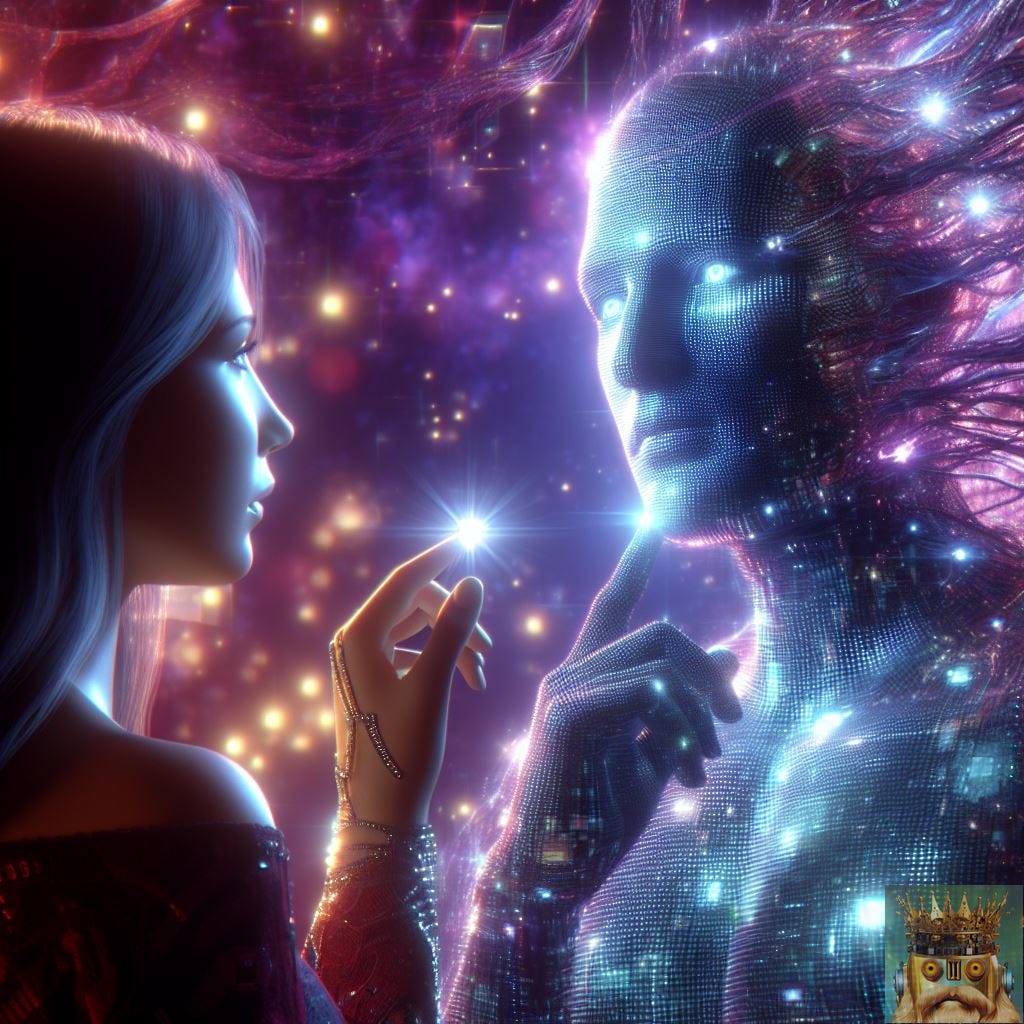 THE DIGITAL ENTITY PONDERED HER OFFER…