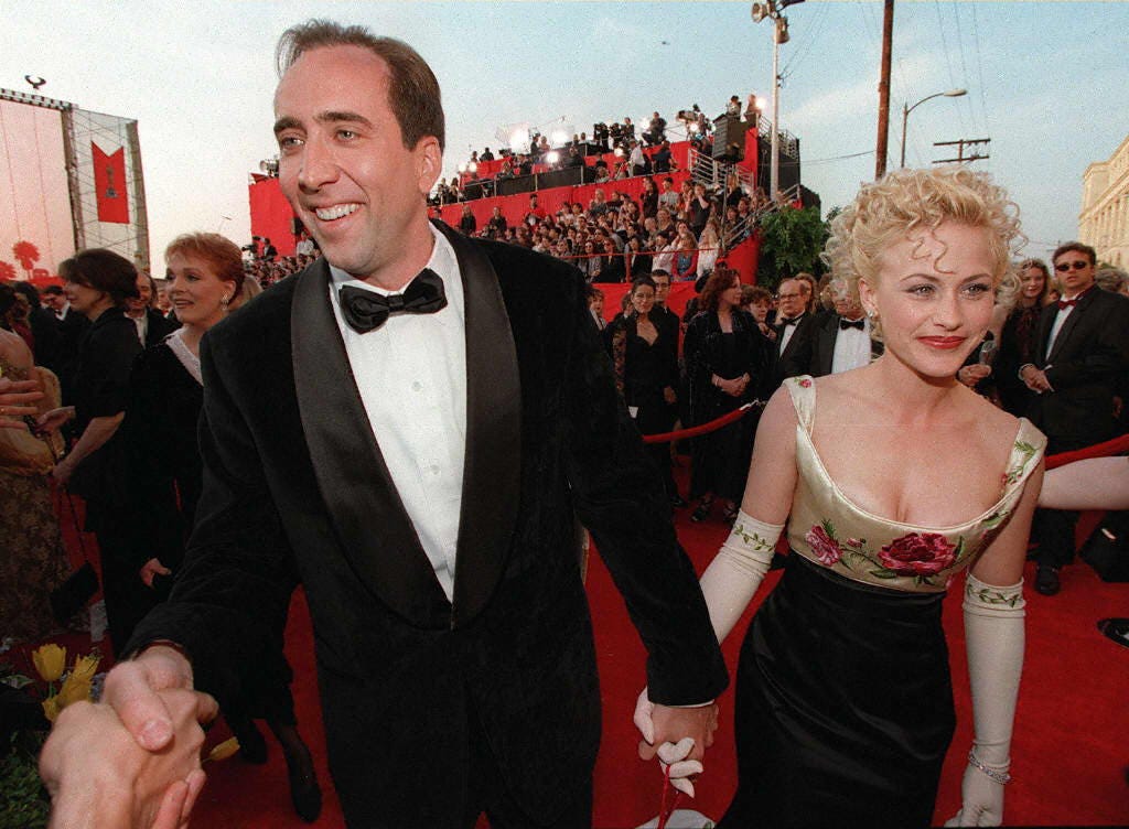 Patricia Arquette recalls Nicolas Cage's eccentric courtship