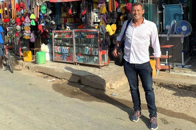 Jean Craven in Dakar, Senegal Jean Craven in Dakar, Senegal