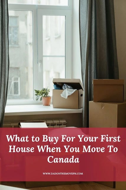Practical things that you need to buy for your first house