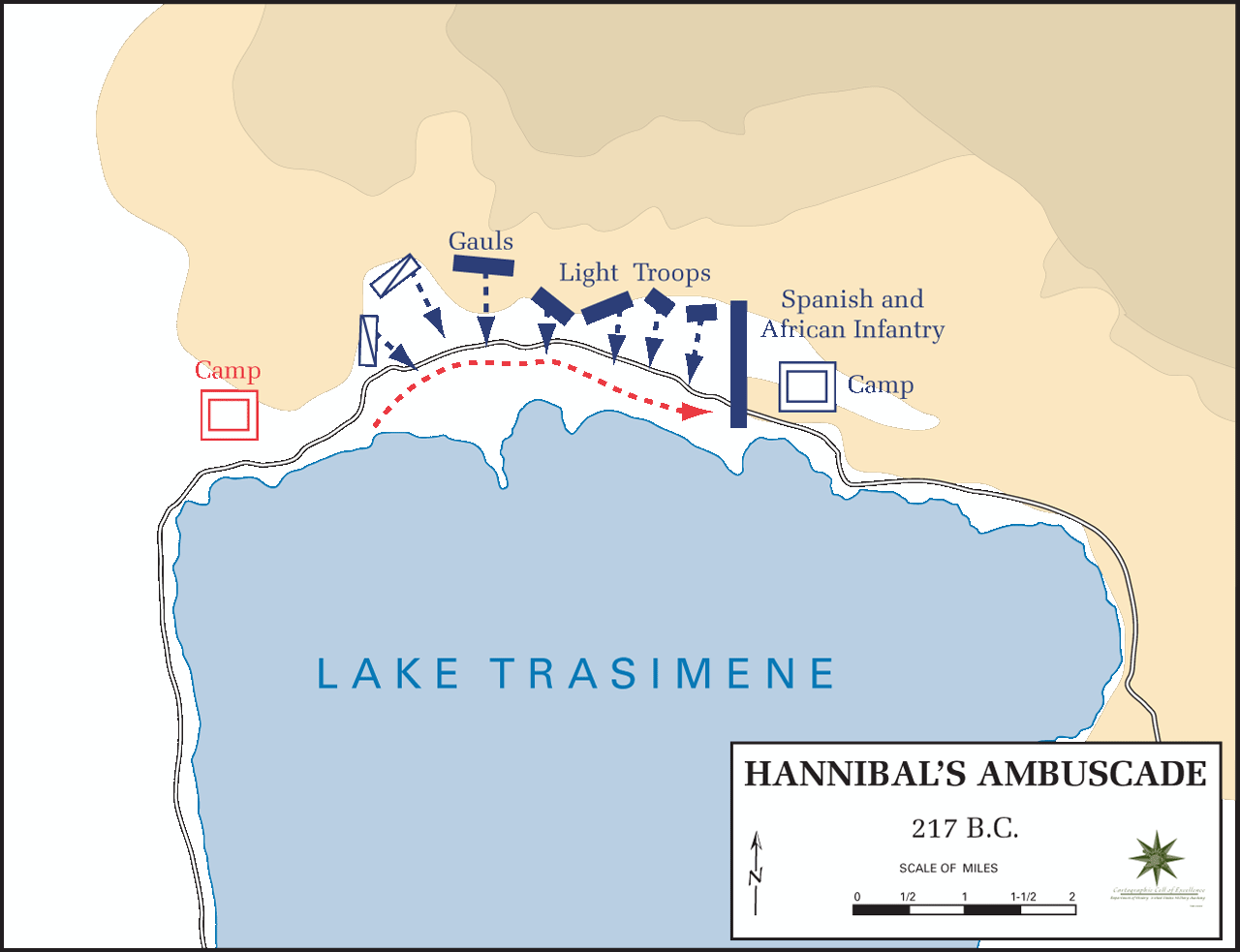 The Battle of Lake Trasimene - World History Encyclopedia