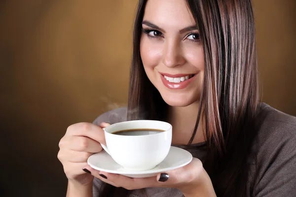 Coffee smile Stock Photos, Royalty Free Coffee smile Images | DepositPhotos