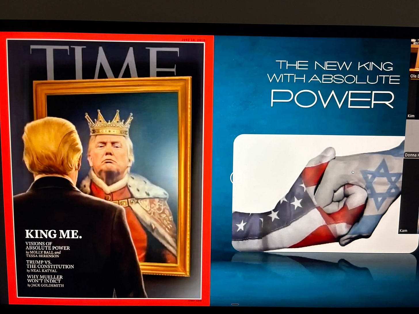 L'une des diapositives préparée par Ole Dammegard dans sa présentation réservée à ses adhérents sur son site internet