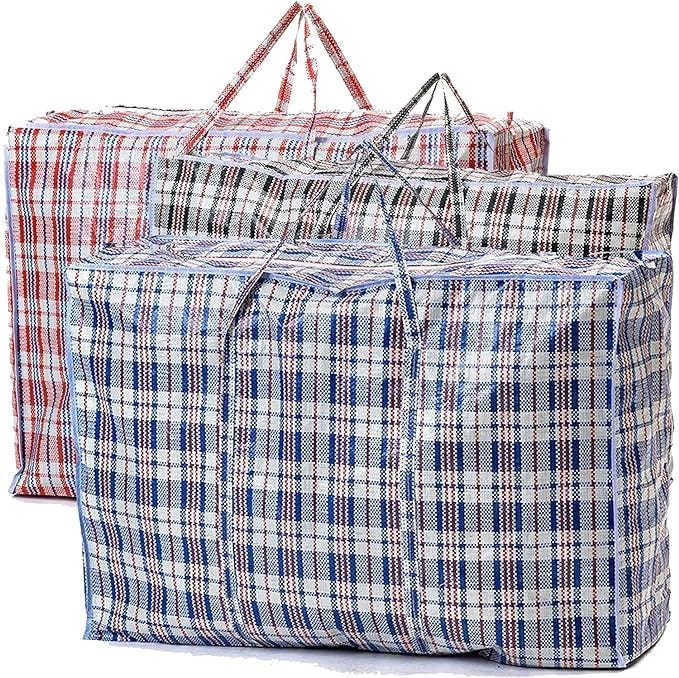 VIROSA EXTRA LARGE Strong and Durable Laundry Bags | PACK of 3 | 80cm x 60cm | Ideal for Laundry/Moving House/Shopping/Storage | Reusable Store Zip Bag VIROSA EXTRA LARGE Strong and Durable Laundry Bags | PACK of 3 | 80cm x 60cm | Ideal for Laundry/Moving House/Shopping/Storage | Reusable Store Zip Bag