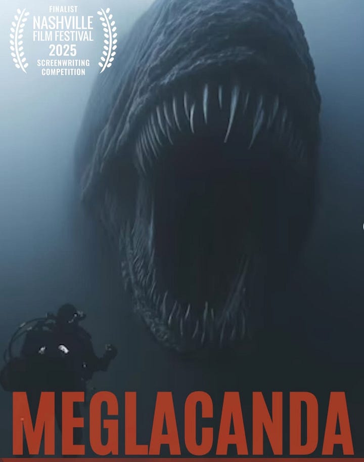 screenwriter, snake, shark, meg