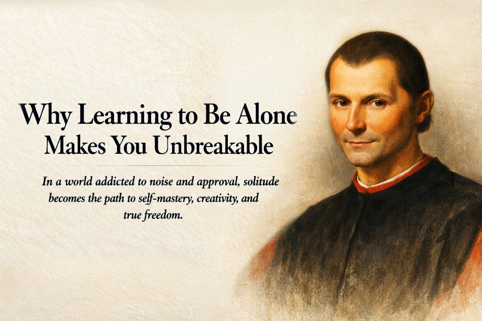 Why Learning to Be Alone Makes You Unbreakable