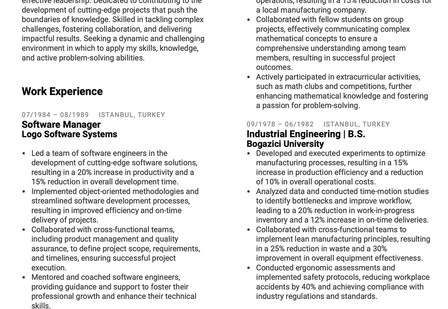 PDF generated by Kickresume.ai