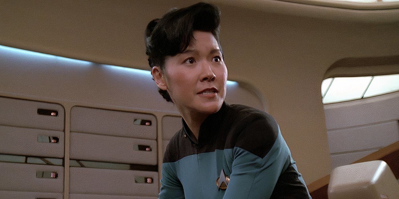 Alyssa Ogawa on Star Trek The Next Generation Alyssa Ogawa on Star Trek The Next Generation