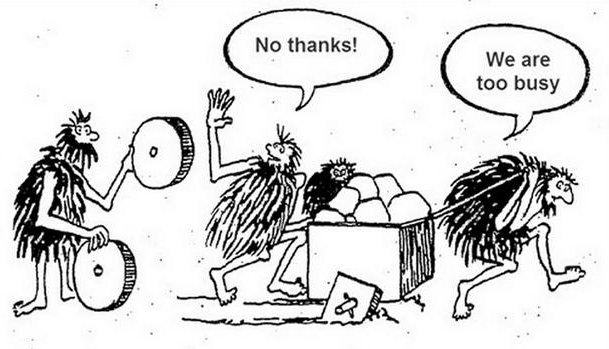 reinventing the wheel cartoon - Forge Fitness Wichita