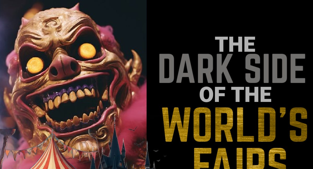 The Dark Side of World's Fairs: Executing Politicians, Delirium, Fetuses on the Ground, Vanishing Children, a Live Baby Auction and Human Zoos PART 5
