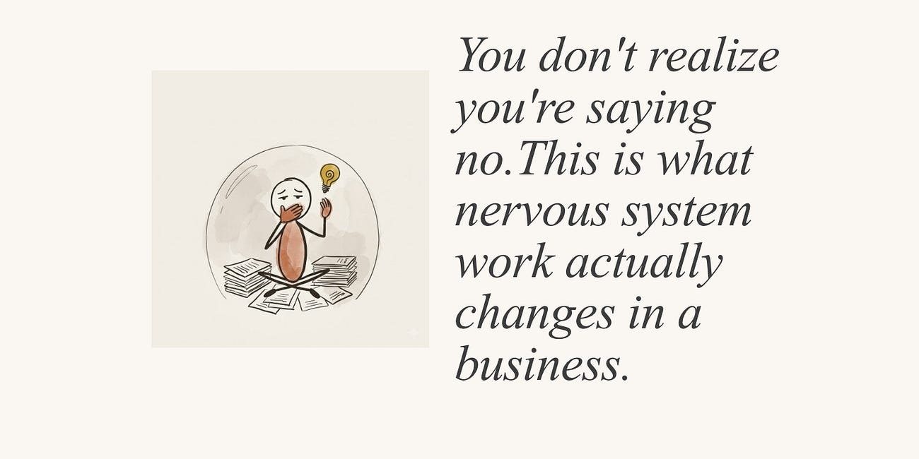 What changes when you stop running a business in protection mode