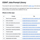Ten Useful AI Prompts Every OSINT Analyst Should Know