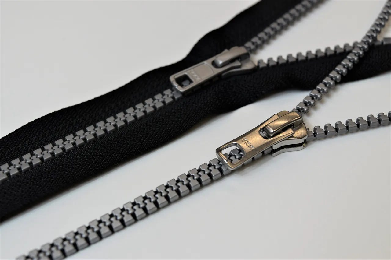 Tape takeaway YKK's new zipper design completely removes the fabric strip on either side of the teeth making the...