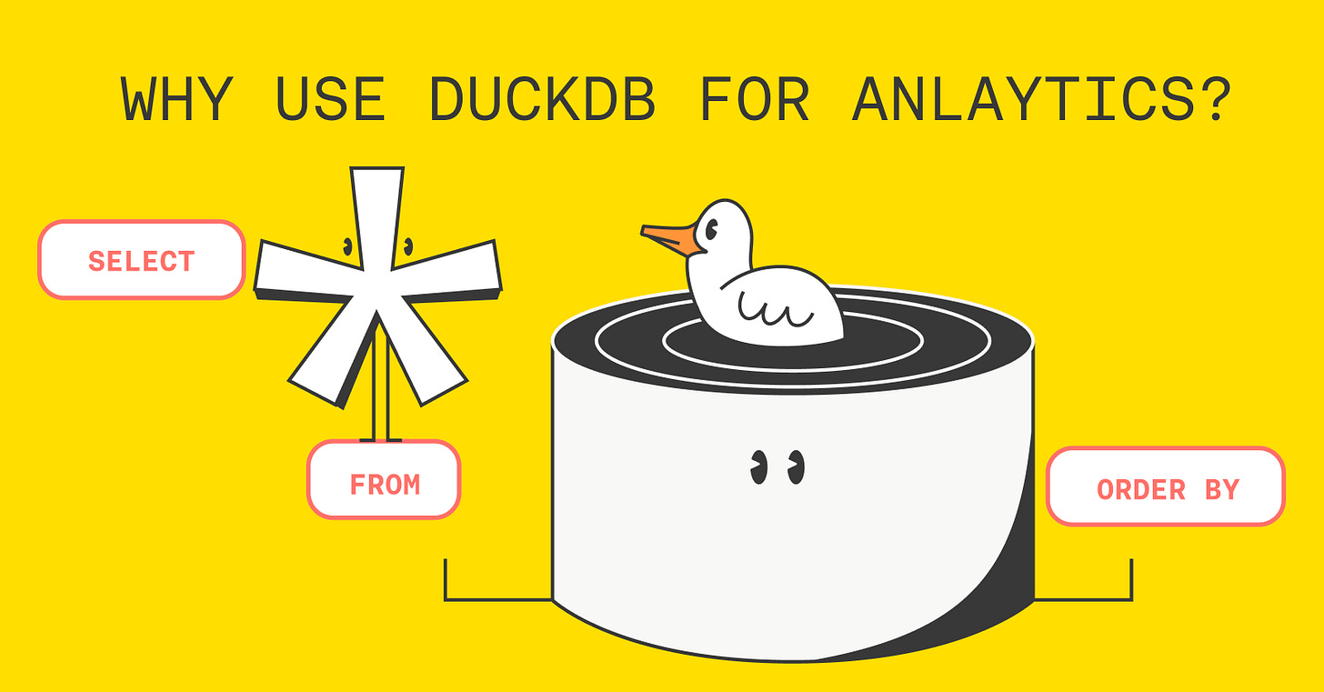 Why Use DuckDB for Analytics? - MotherDuck Blog