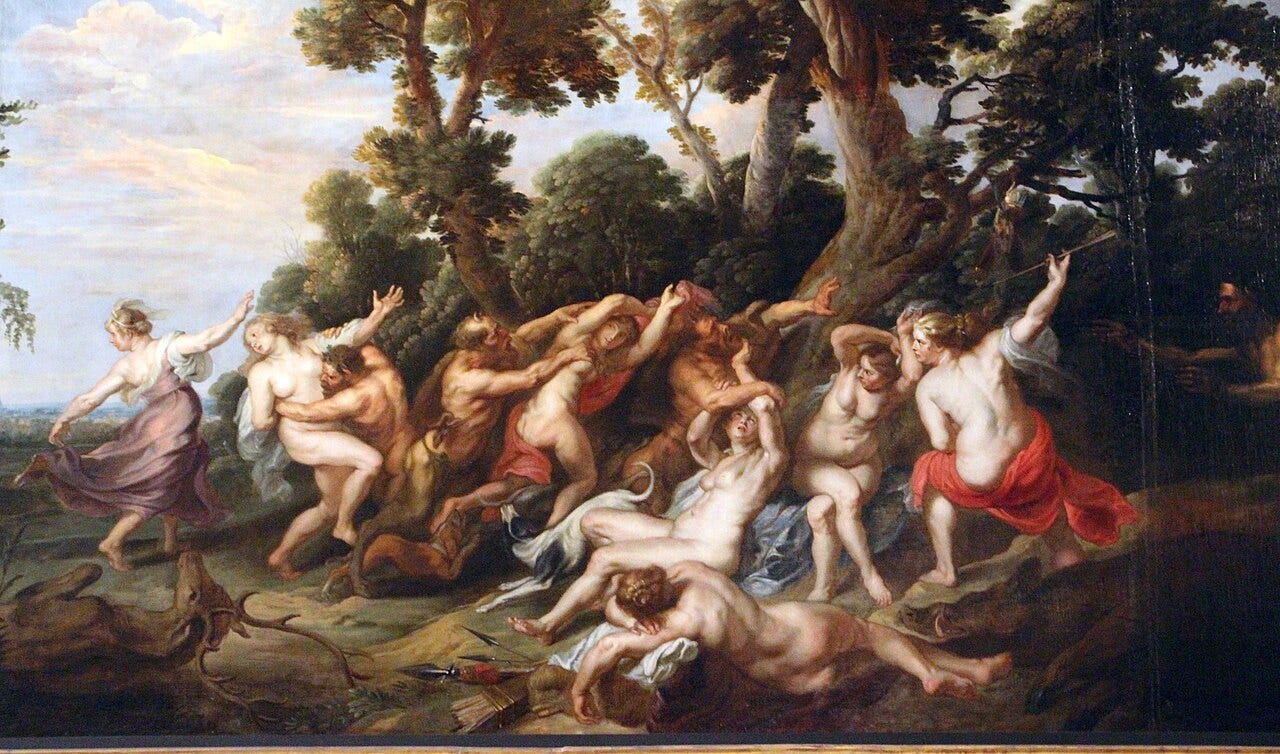 Rubens's Diana and her nymphs surprised while bathing, a related bathing scene Rubens's Diana and her nymphs surprised while bathing, a related bathing scene