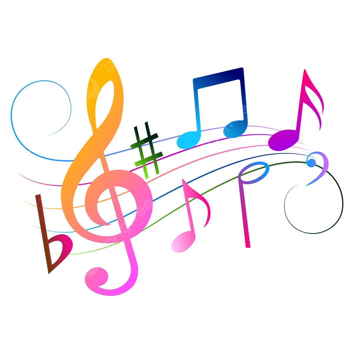 Music Notes, Musical Elements, Music Note, Note PNG and Vector with Transparent Background for ...