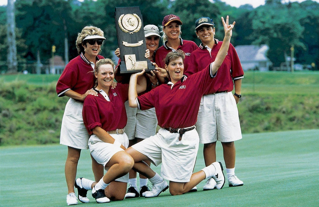 Undefeated! A look At the 1995 NCAA Champion Sun Devil Women's Golf Program Undefeated! A look At the 1995 NCAA Champion Sun Devil Women's Golf Program