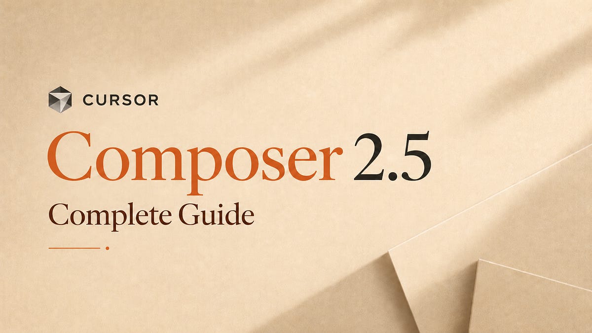 Cursor Composer 2.5: The Practical Guide to Cursor’s New Coding Agent