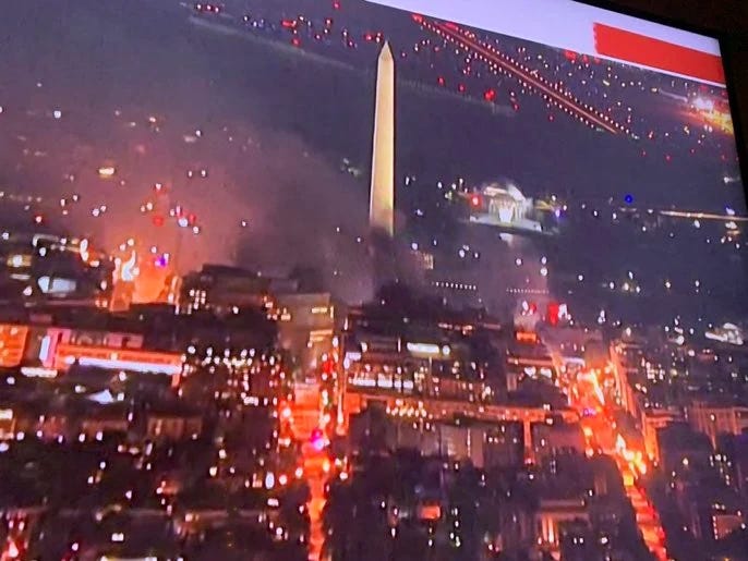 Black Lives Matter membakar kota Washington DC di musim panas 2020