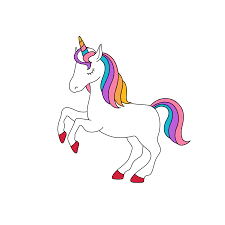 Free Cute Cartoon Unicorn isolated on png transparent background 15720545  PNG with Transparent Background