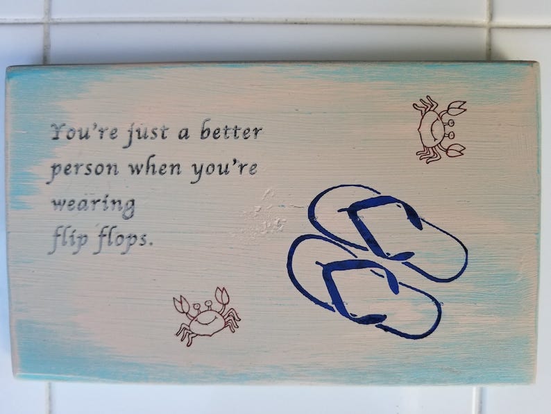Wall hanging / You're just a better person when you're image 1 Wall hanging / You're just a better person when you're image 1