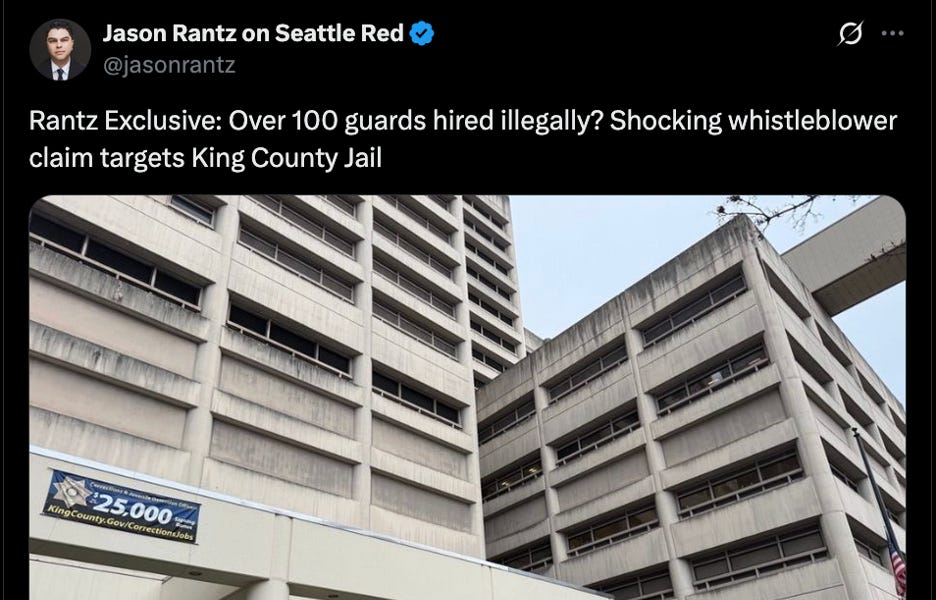 Did King County Jail Hire 100 Illegal Aliens as Corrections Officers?