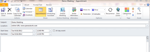 enter outlook calendar meeting details timezone enter outlook calendar meeting details timezone