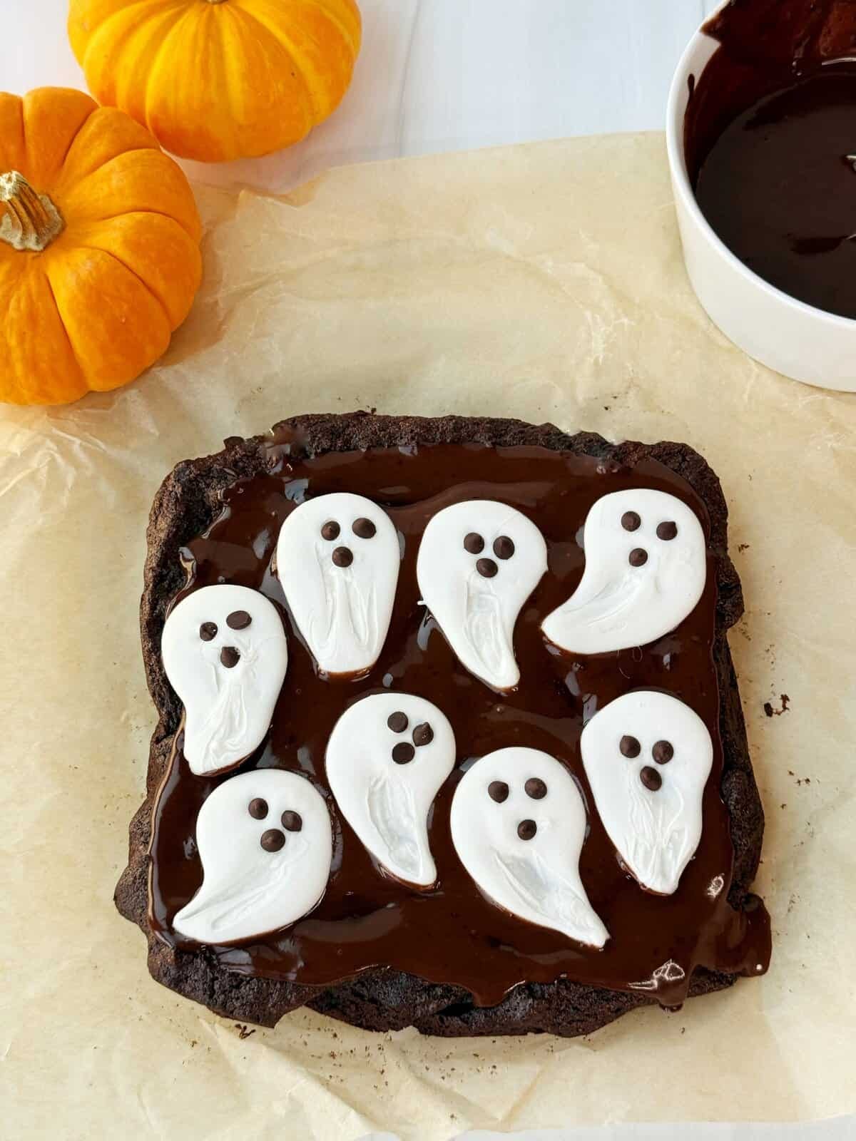 ghost brownies