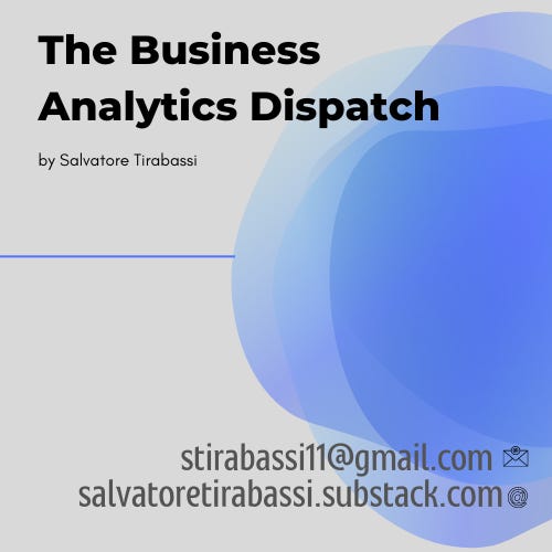The Business Analytics Dispatch by CFO Pro+Analytics