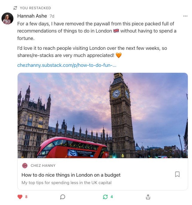 Results: the Substack Notes Experiment - by Kate Darracott