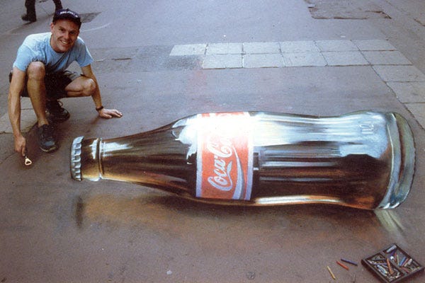 3D Pavement Art | Marceline Lee