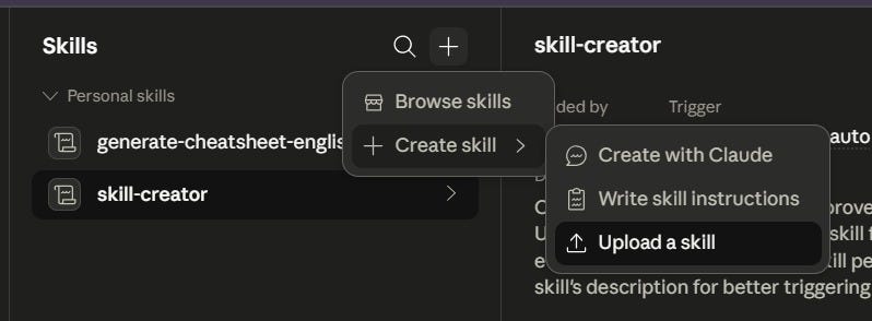 How to create your own Skill in Claude (real example)