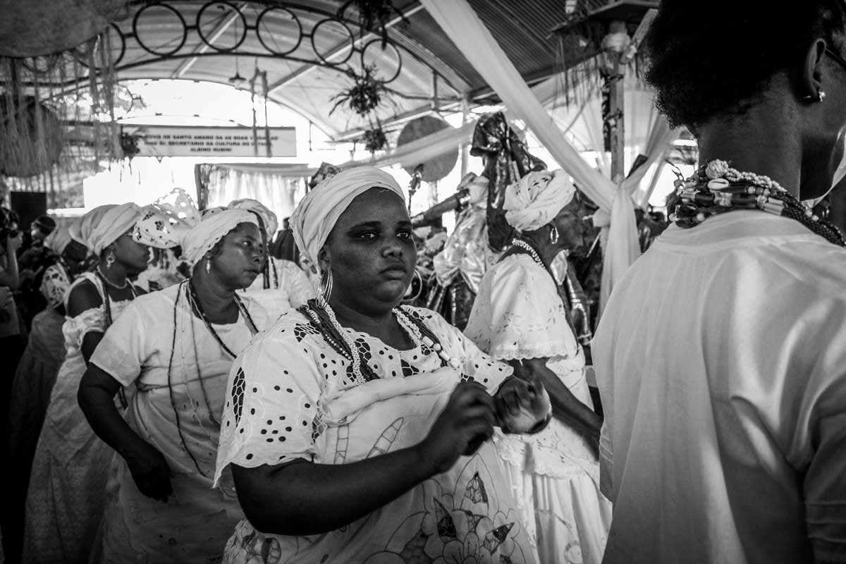 bahia candomble worship woman brazil religion queue