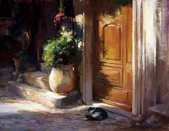 Late Afternoon Light oil © Susan Blackwood